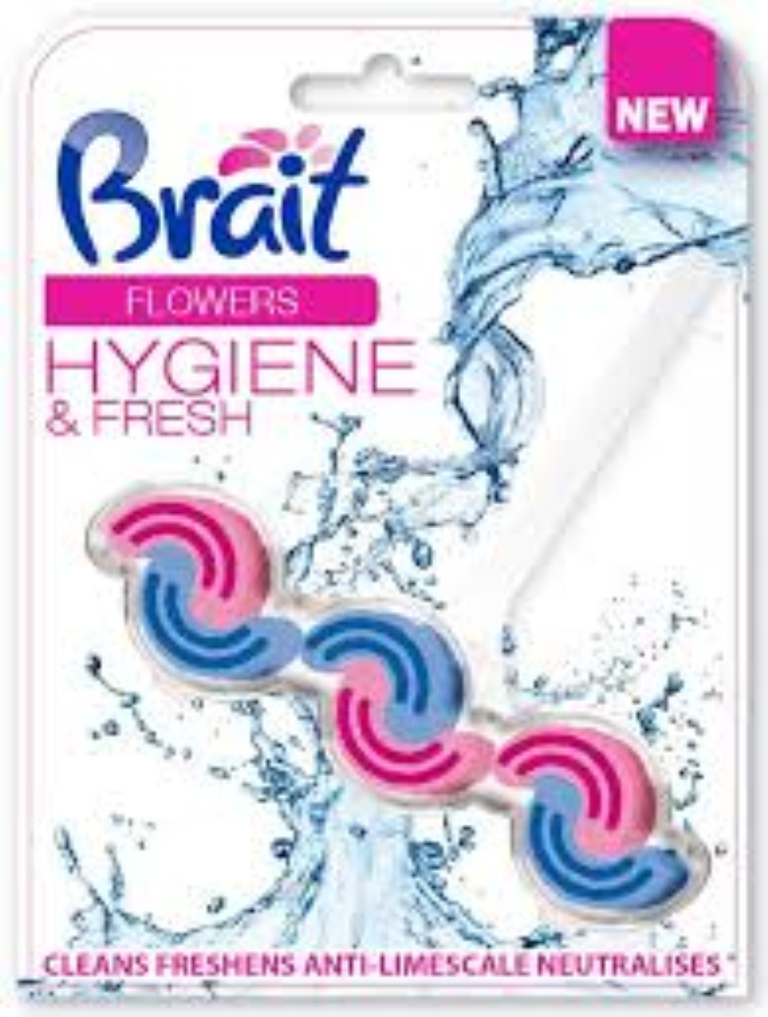 BRAIT TOILET BLOCK FLOWERS 2 PACK 90G